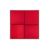 INTELLIGENT ARLIGHT Кнопочная панель KNX-304-23-IN Rose Red (BUS, Frame) (IARL, IP20 Металл, 2 года)