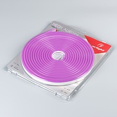 Лента герметичная AURORA-PS-A120-12x6mm 24V Purple (10 W/m, IP65, 2835, 5m) (Arlight, Силикон)