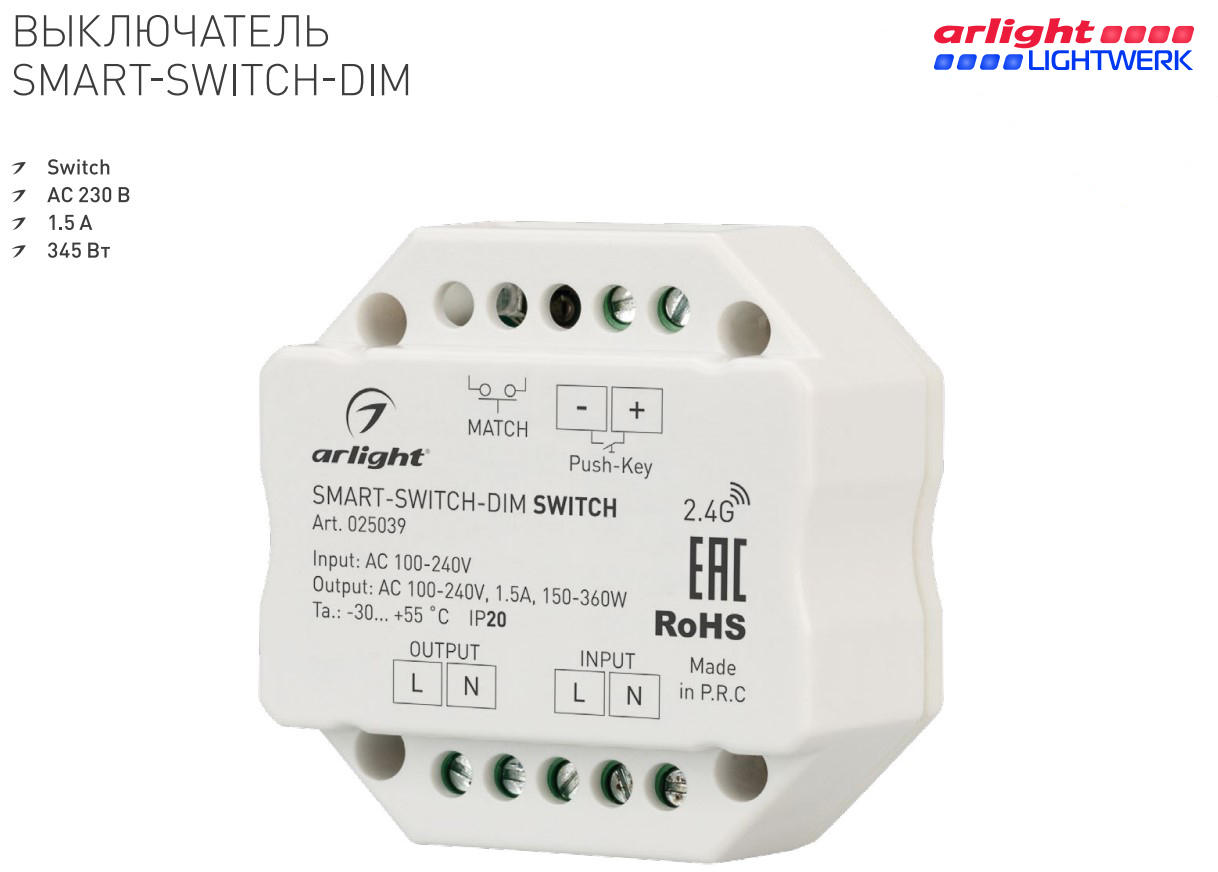 Разные типы ламп