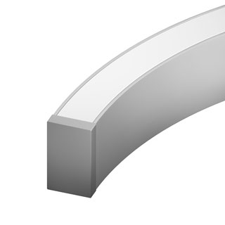 062978 Профиль LINE-3560-BENT-SIDE-2000 ANOD (Arlight, Алюминий)