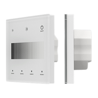 046561 INTELLIGENT ARLIGHT Сенсорная панель SMART-DALI-301-11-1G-4SC-DT6 Белая (230V, встраиваемая, 2.4G) (IARL, IP20 Пластик, 5 лет)