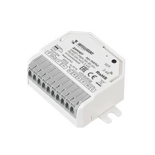 060742 INTELLIGENT ARLIGHT Диммер SMART-PWM-105-82-SH-PD (12-24V, 5x2A, 2.4G) встраиваемый (IARL, Контроллер)