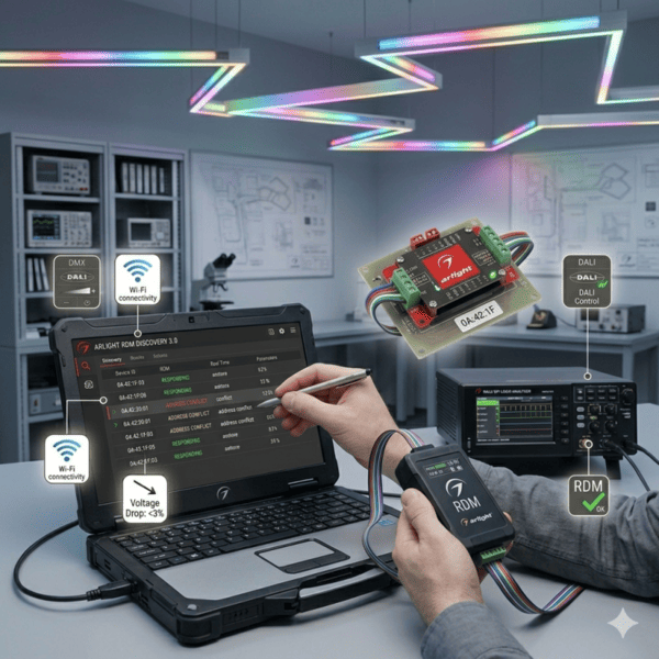 Настройка и программирование DMX