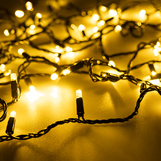 031649 Светодиодная гирлянда ARD-STRING-CLASSIC-1000-BLACK-100LED-PULSE Warm (230V, 7W) (Ardecoled, IP65)