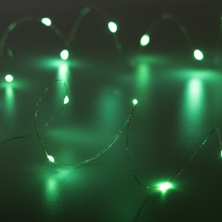 048695 Светодиодная гирлянда ARD-DEW-HOME-2000-CLEAR-20LED-STD Green (1.5V, Battery Pack, Cork) (Ardecoled, IP20)