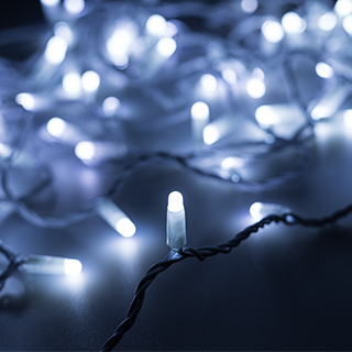 031203 Светодиодная гирлянда ARD-STRING-CLASSIC-10000-WHITE-100LED-MILK-FLASH White (230V, 7W) (Ardecoled, IP65)