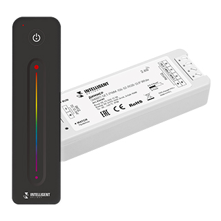 INTELLIGENT ARLIGHT Диммер SMART-SET-PWM-104-52-RGB-SUF White (12-24V, 3x4A, ПДУ LINE, 2.4G) (IARL, Контроллер)