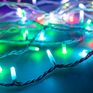 Светодиодная гирлянда ARD-STRING-PRO-10000-WHITE-100LED-MILK-LIVE RGB-DMX (24V, 10W) (Ardecoled, IP65)