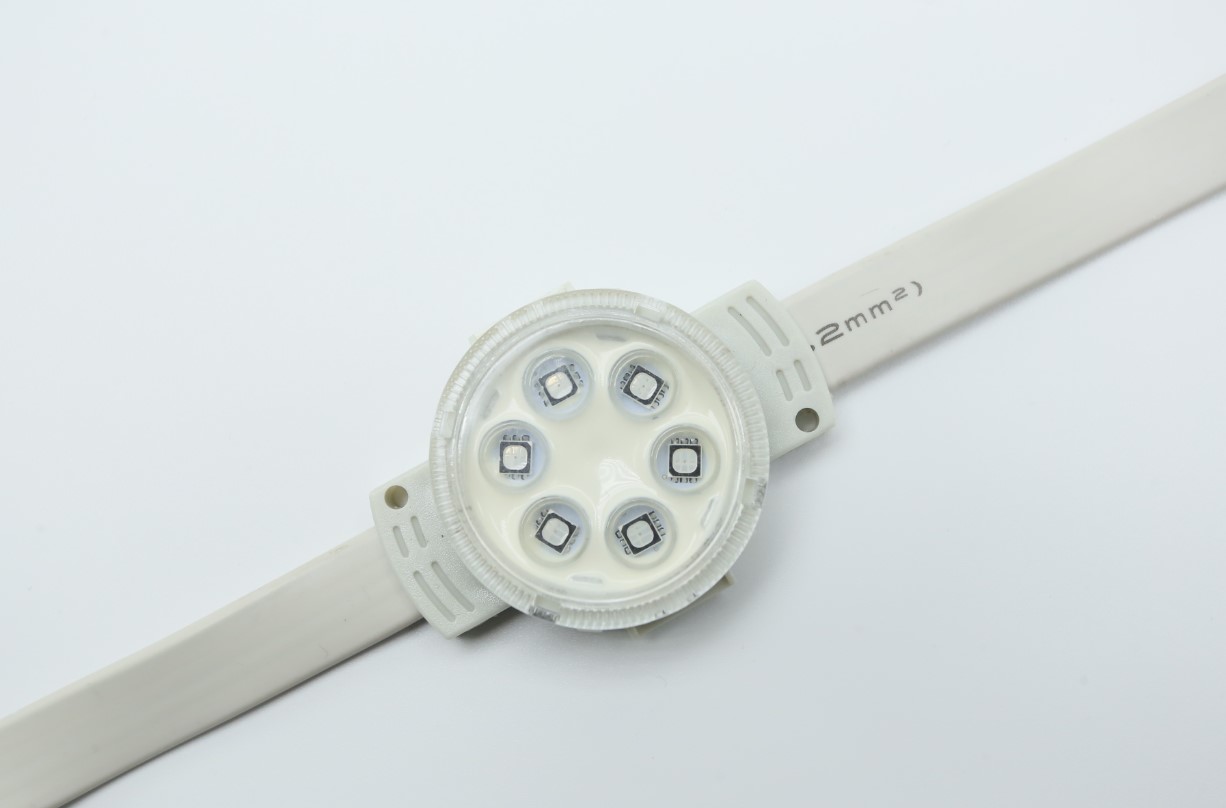 057287 Модуль управляемый DMX-H6-D40 24V RGB (1.4W, IP67, 120 deg) (Arlight, Пластик, 3 года)
