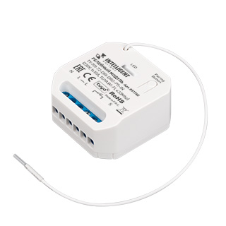 051760 INTELLIGENT ARLIGHT Релейный модуль TY-701-72-DRI-DRO-PS-IN (230V, 1x10A, TUYA Wi-Fi, 433Mhz) (IARL, IP20 Пластик, 3 года)