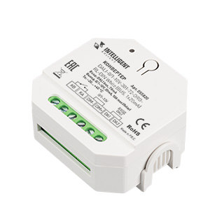 055820 INTELLIGENT ARLIGHT Конвертер DALI-0/1-10V-301-72-DRO-RL-DIN White (BUS, 1x20mA) (IARL, IP20 Пластик, 5 лет)