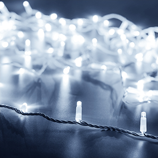 025812 Светодиодная гирлянда ARD-STRING-CLASSIC-10000-WHITE-100LED-FLASH WHITE (230V, 7W) (Ardecoled, IP65)