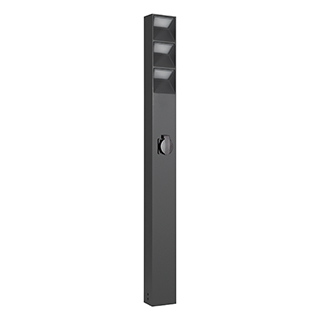 Светильник LGD-TILLIS-BOLL-SOCKET-H900-12W Warm3000 (GR, 92 deg, 230V) (Arlight, IP54 Металл, 3 года)