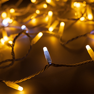 031205 Светодиодная гирлянда ARD-STRING-CLASSIC-10000-WHITE-100LED-MILK-FLASH Warm (230V, 7W) (Ardecoled, IP65)