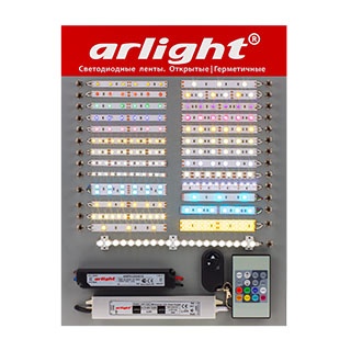 Стенд-мини 30х40 светодиодных лент 220В (Arlight, -)