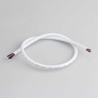 Провод питания ARL-MOONLIGHT-20AWG-4W-D6-CU-500 White (Arlight, Закрытый)