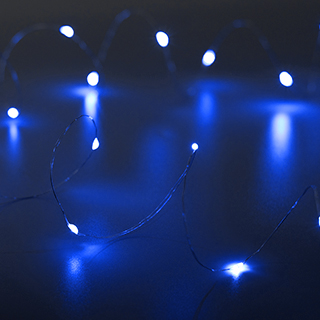 048699 Светодиодная гирлянда ARD-DEW-HOME-2000-CLEAR-20LED-STD Blue (1.5V, Battery Pack, Cork) (Ardecoled, IP20)