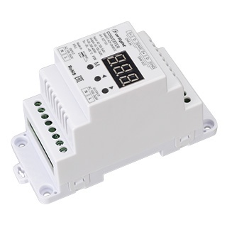 Конвертер SMART-K29-DMX512 (230V, 1x2A, TRIAC, DIN) (Arlight, IP20 Пластик, 5 лет)