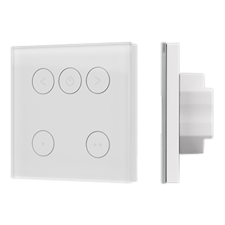 065260 INTELLIGENT ARLIGHT Сенсорная панель SMART-TRIAC-601-11 Белая (230V, 1.5A, TUYA Wi-Fi, 2.4G) (IARL, IP20 Пластик, 5 лет)
