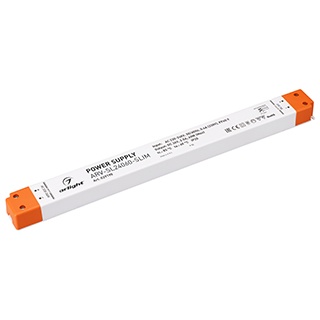 Блок питания ARV-SL24060-SLIM (24V, 2.5A, 60W, PFC) (Arlight, IP20 Пластик, 3 года)
