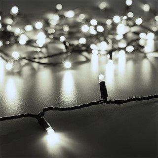 064010 Светодиодная гирлянда Нить ARD-CLASSIC-10000-BLACK-100LED-STD White (230V, 7W) (Ardecoled, IP65)