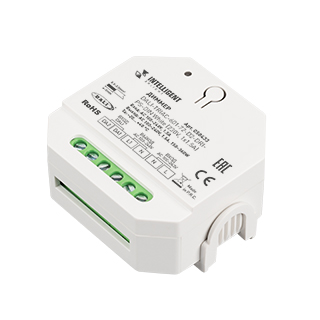 050433 INTELLIGENT ARLIGHT Диммер DALI-TRIAC-601-72-D2-DRI-PS-DIN White (230V, 1x1.5A) (IARL, IP20 Пластик, 5 лет)