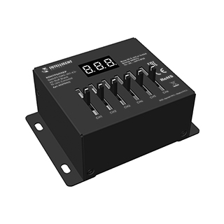 033759(1) INTELLIGENT ARLIGHT Контроллер SMART-DMX-301-43-6G-SUF Black (5-24V, Console) (IARL, IP20 Металл, 5 лет)