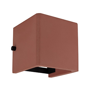 061761 Светильник LGD-PERAN-WALL-S120x120-6W Warm3000 (Beige red, 0-80 deg, 230V) (Arlight, IP65 Бетон, 3 года)