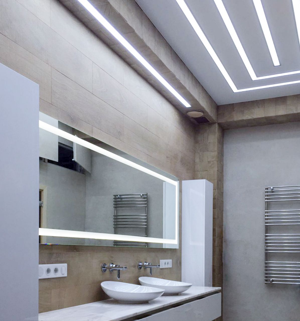 Подобрать свет в ванной комнате