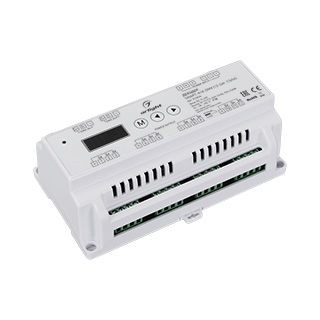 023826 Декодер SMART-K18-DMX (12-36V, 12x5A) (Arlight, IP20 Пластик, 5 лет)