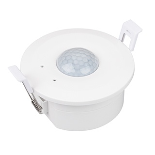 INTELLIGENT ARLIGHT Датчик движения SMART-0-10V-1001-14-62-IN White (230V, 1x4A, Relay, PIR, 2.4G) (IARL, IP20 Пластик, 5 лет)