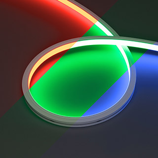 041485 Лента герметичная MOONLIGHT-TOP-B84-13x12mm 24V RGB (12 W/m, IP67, 5m, wire x2) (Arlight, Вывод боковой, 3 года)