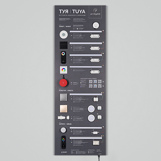 063249 Стенд Системы Управления TUYA 1760x600mm-V1 (DB 3мм, пленка, лого) (Arlight, -)