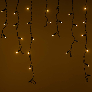 Светодиодная гирлянда ARD-EDGE-CLASSIC-2400x600-BLACK-88LED-FLASH Warm/Warm (230V, 6W) (Ardecoled, IP65)