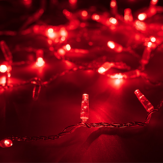 031639 Светодиодная гирлянда ARD-STRING-CLASSIC-1000-CLEAR-100LED-PULSE Red (230V, 7W) (Ardecoled, IP65)