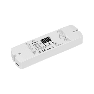 023824 Декодер SMART-K16-DMX (12-24V, 4x5A) (Arlight, IP20 Пластик, 5 лет)