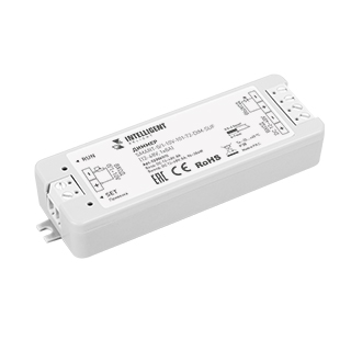 023061(1) INTELLIGENT ARLIGHT Диммер SMART-0/1-10V-101-72-DIM-SUF (12-48V, 1x8A) (IARL, IP20 Пластик, 5 лет)