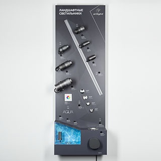 Стенд Cветильники уличные ARLIGHT-SP-1760x600mm (DB 3мм, пленка, подсветка) (Arlight, -)
