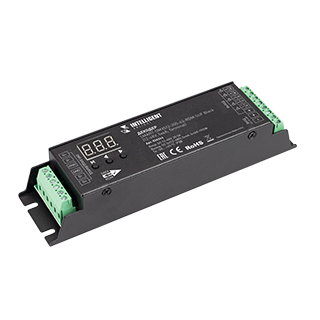 036244 INTELLIGENT ARLIGHT Декодер SMART-DMX512-305-63-RDM-SUF Black (12-48V, 5x4A, Terminal) (IARL, IP20 Металл, 5 лет)