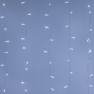 Светодиодная гирлянда ARD-CURTAIN-HOME-2000x2500-CLEAR-300LED White (230V, 12W) (Ardecoled, IP20)