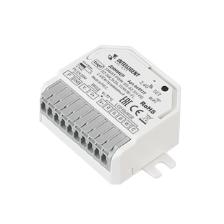 060737 INTELLIGENT ARLIGHT Диммер SMART-PWM-105-82-SH-PD (12-24V, 5x2A, TUYA Wi-Fi, 2.4G) встраиваемый (IARL, Контроллер)