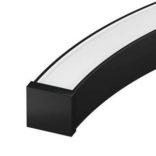 066908 Профиль LINE-3535-BENT-SIDE-2000 ANOD BLACK (Arlight, Алюминий)