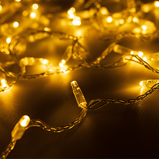 025814 Светодиодная гирлянда ARD-STRING-CLASSIC-10000-CLEAR-100LED-FLASH Warm/Warm (230V, 7W) (Ardecoled, IP65)