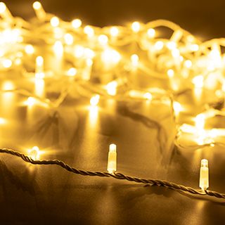 025810 Светодиодная гирлянда ARD-STRING-CLASSIC-10000-WHITE-100LED-FLASH WARM (230V, 7W) (Ardecoled, IP65)