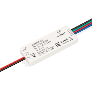031610 Контроллер SMART-UNI-RGBW (12-24V, 4x1.5A, 2.4G) (Arlight, IP20 Пластик, 5 лет)