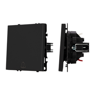 Механизм звонкового выключателя SWT-NOBE-MKR1-SFPL-L-BK (230V, 10A) (Arlight, -)
