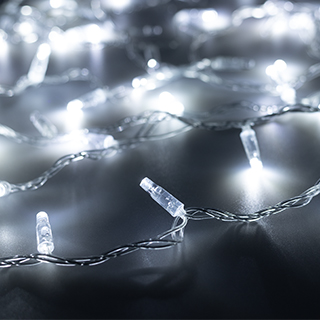 031638 Светодиодная гирлянда ARD-STRING-CLASSIC-1000-CLEAR-100LED-PULSE White (230V, 7W) (Ardecoled, IP65)