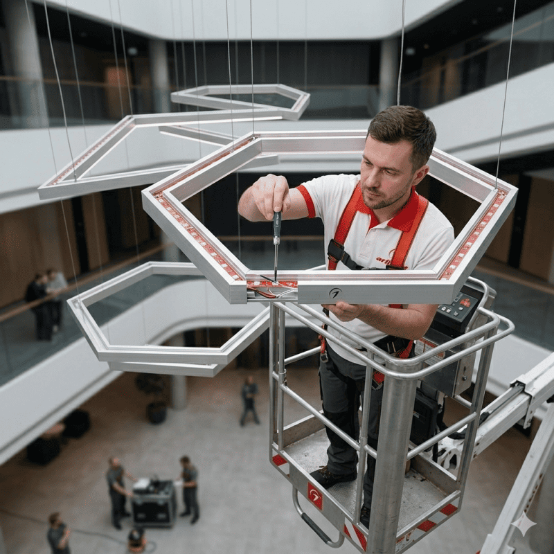 Сборка светильников