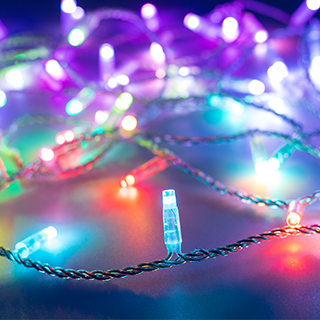 Светодиодная гирлянда ARD-STRING-CLASSIC-10000-CLEAR-100LED-LIVE RGB-DMX (24V, 10W) (Ardecoled, IP65)