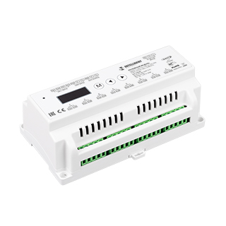 046489 INTELLIGENT ARLIGHT Релейный модуль SMART-SWITCH-708-82-D2-DIN (230V, 8x10A, DALI, DMX512) (IARL, IP20 Пластик, 5 лет)